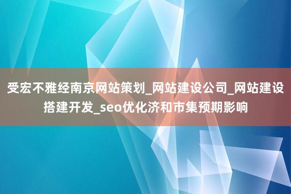 受宏不雅经南京网站策划_网站建设公司_网站建设搭建开发_seo优化济和市集预期影响